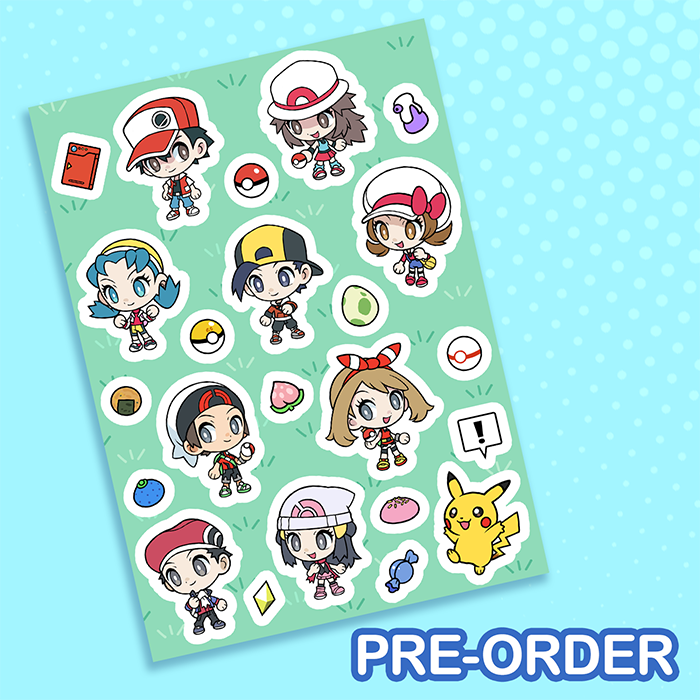 Mini! Trainer Collection Sticker Sheet Vol.1