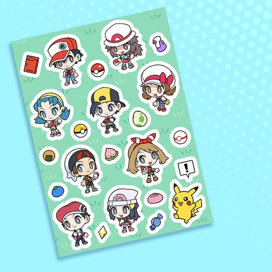 Mini! Trainer Collection Sticker Sheet Vol.1